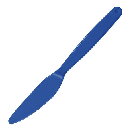 Olympia DL117 Olympia Kristallon Polycarbonate Knife Blue - 180mm (Pack 12) - HospoStore