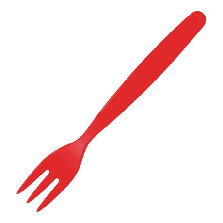 Olympia DL118 Olympia Kristallon Polycarbonate Fork Red - 170mm (Pack 12) - HospoStore