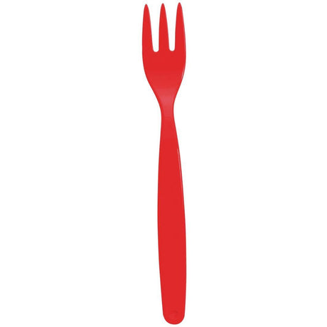 Olympia DL118 Olympia Kristallon Polycarbonate Fork Red - 170mm (Pack 12) - HospoStore