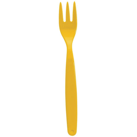 Olympia DL119 Olympia Kristallon Polycarbonate Fork Yellow - 170mm (Pack 12) - HospoStore