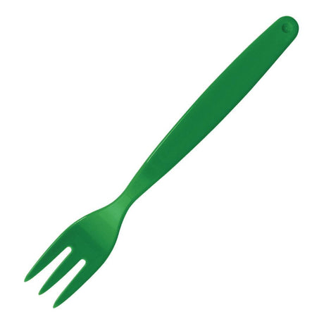 Olympia DL120 Olympia Kristallon Polycarbonate Fork Green - 170mm (Pack 12) - HospoStore