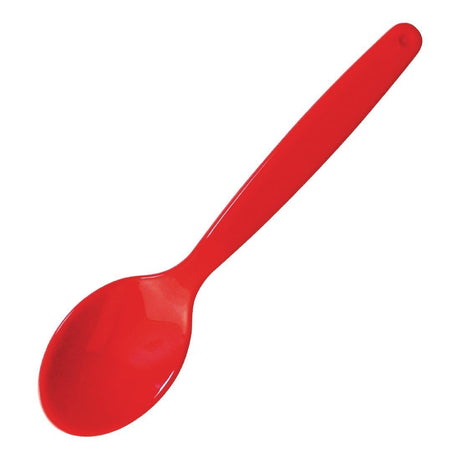 Olympia DL122 Olympia Kristallon Polycarbonate Spoon Red - 170mm (Pack 12) - HospoStore