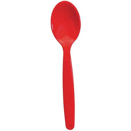 Olympia DL122 Olympia Kristallon Polycarbonate Spoon Red - 170mm (Pack 12) - HospoStore