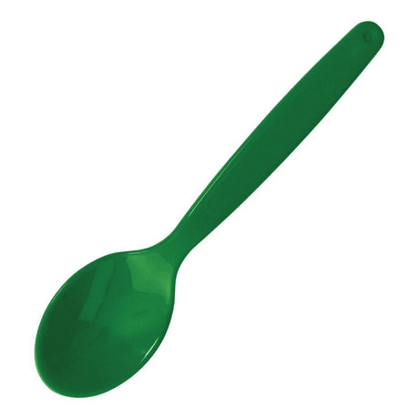 Olympia DL124 Olympia Kristallon Polycarbonate Spoon Green - 170mm (Pack 12) - HospoStore