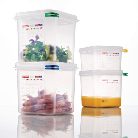 Araven T984 Araven Food Containers with Lids - GN 1/6 2.6Ltr (Box 4) - HospoStore