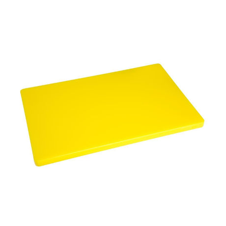 Hygiplas HC884 EDLP - Hygiplas Low Density Chopping Board Yellow - 600x450x20mm - HospoStore