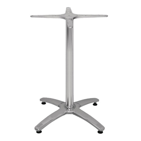 Bolero Aluminium Four Leg Table Base - HospoStore