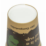 Fiesta Compostable DS057 Fiesta Compostable Hot Cup Single Wall 'Kind' 8oz (Sleeve 50) - HospoStore