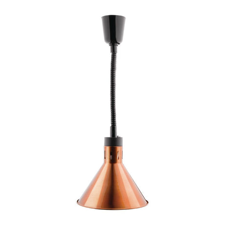 Apuro DY463-A Apuro Retractable Conical Heat Shades - Copper Finish - HospoStore