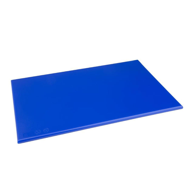 Hygiplas Antimicrobial High Density Blue Chopping Board - HospoStore
