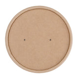 Fiesta Compostable FB556 Fiesta Compostable Paper Lid for Soup Container 98mm (Pack 500) - HospoStore