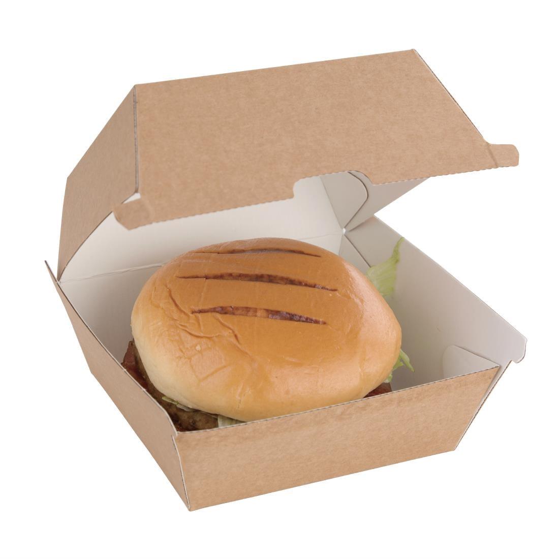Fiesta FB664 Fiesta Green Board Burger Box - S (105x105x85mm) (Pack 200) - HospoStore