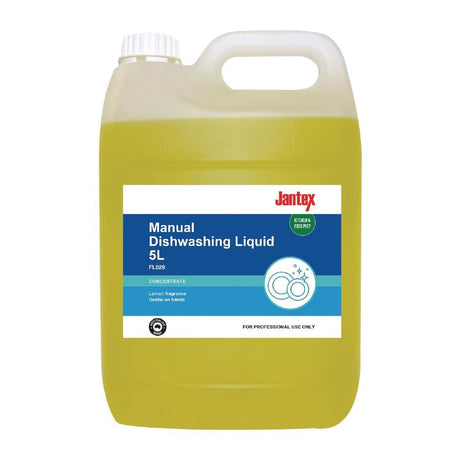 FL829 PR BUSTER - Jantex Manual Dishwashing Liquid Concentrate Lemon - 5Ltr - HospoStore