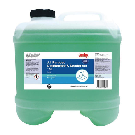 FL852 EDLP - Jantex All Purpose Disinfectant & Deodoriser Concentrate Pine - 15Ltr - HospoStore