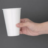 Fiesta FP780 Fiesta Recyclable Cold Cup Single Wall White 80mm 12oz (Pack 1000) - HospoStore