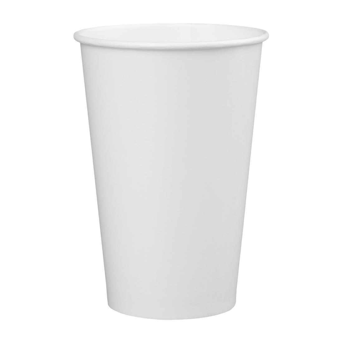 Fiesta FP781 Fiesta Recyclable Cold Cup Single Wall White 90mm 16oz (Pack 1000) - HospoStore
