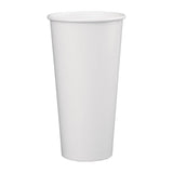 Fiesta FP782 Fiesta Recyclable Cold Cup Single Wall White 90mm 22oz (Pack 1000) - HospoStore