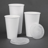 Fiesta FP782 Fiesta Recyclable Cold Cup Single Wall White 90mm 22oz (Pack 1000) - HospoStore