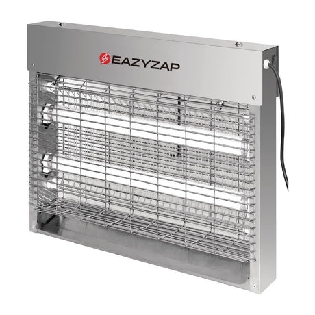 Eazyzap FP983-A Eazyzap Brushed Stainless Steel Pest Killer - 14watt - HospoStore