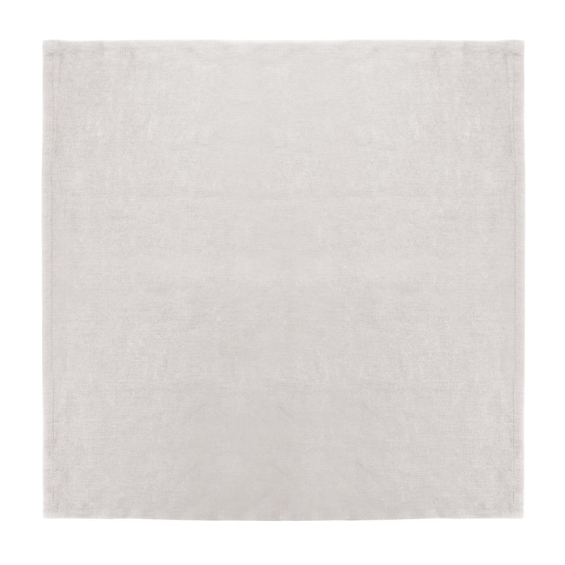 Olympia FW699 Olympia Linen Table Napkin 400x400mm Natural (Pack 12) - HospoStore
