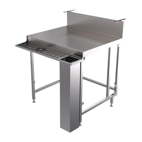 Simply Stainless FY569 Simply Stainless Coffee Bench with Glass Rinser 1200 Series (Direct) - HospoStore