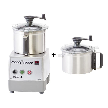 Robot Coupe FZ856 Robot Coupe Blixer 5 - 5.9L Stainless Bowl + Additional Bowl (B2B) - HospoStore