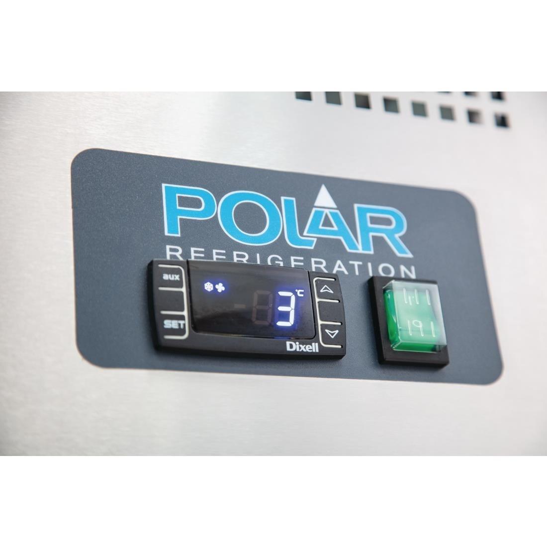 Polar G377-A Polar U-Series Double Door Counter Fridge - 228Ltr - HospoStore