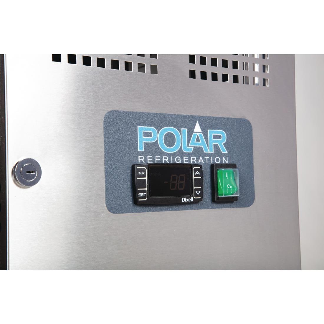 Polar G596-A Polar U-Series Double Door Counter Fridge 282Ltr - HospoStore