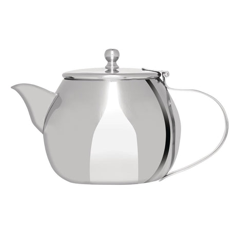 Olympia Non-Drip Tea Pot Stainless Steel 380ml - HospoStore
