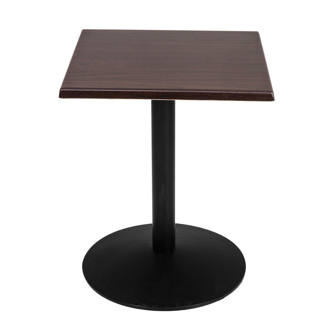 Bolero GG635 Bolero Square 600mm Table Top (Dark Brown) - HospoStore