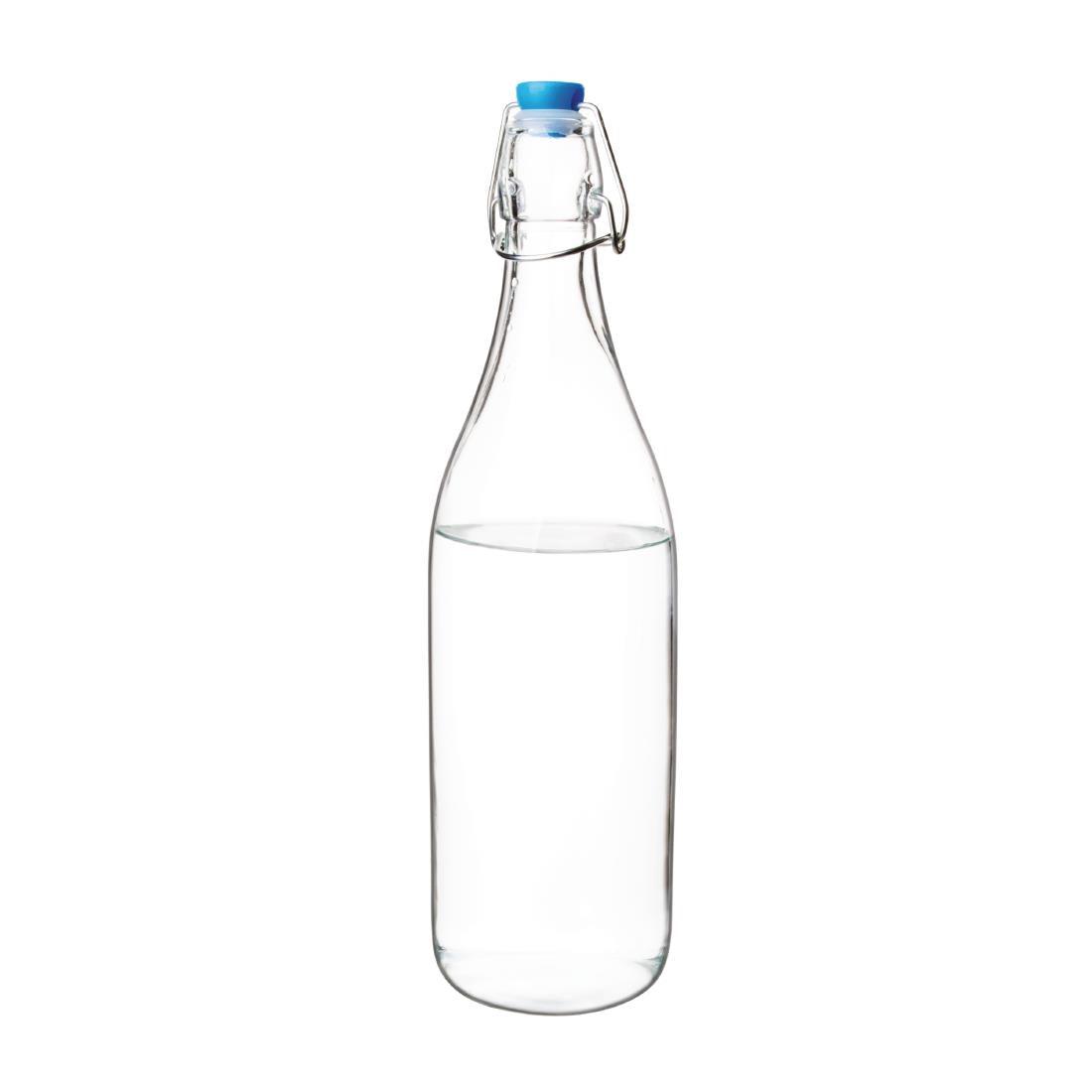 Olympia GG930 Olympia Glass Water Bottle with Stopper - 1180ml (Box 6) - HospoStore