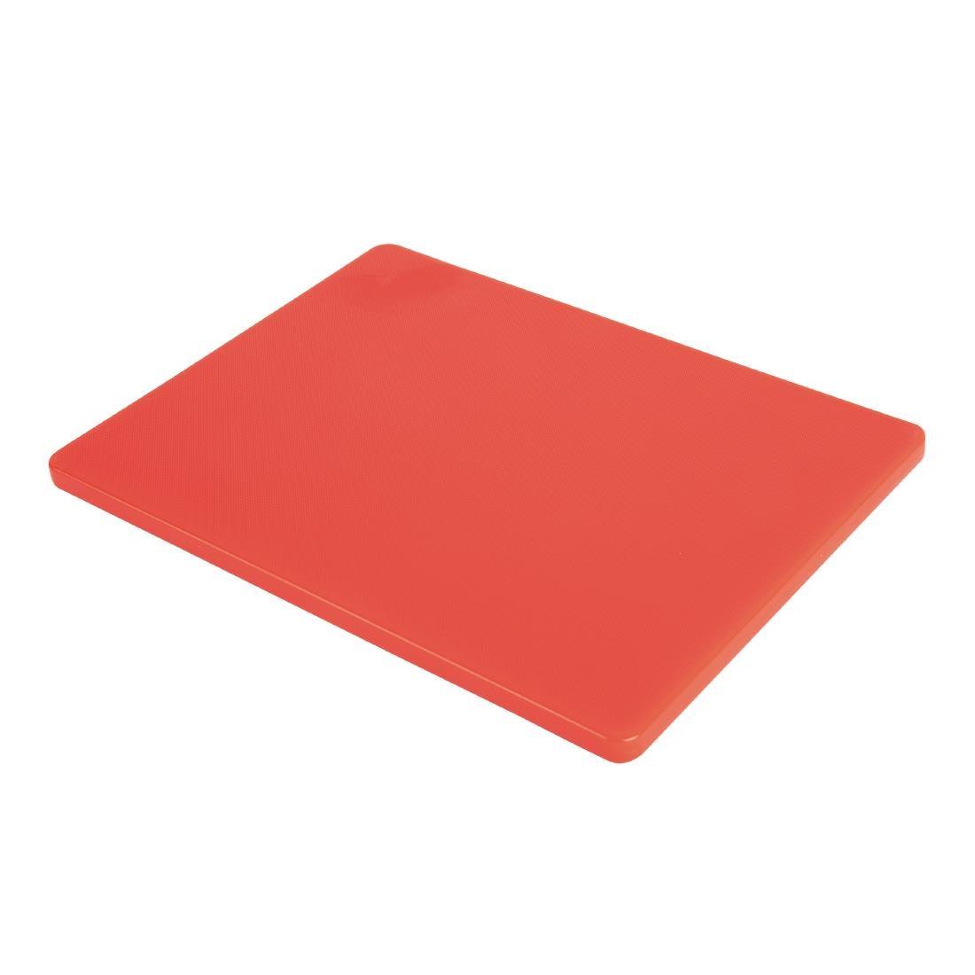 Hygiplas Low Density Red Chopping Board Small - HospoStore