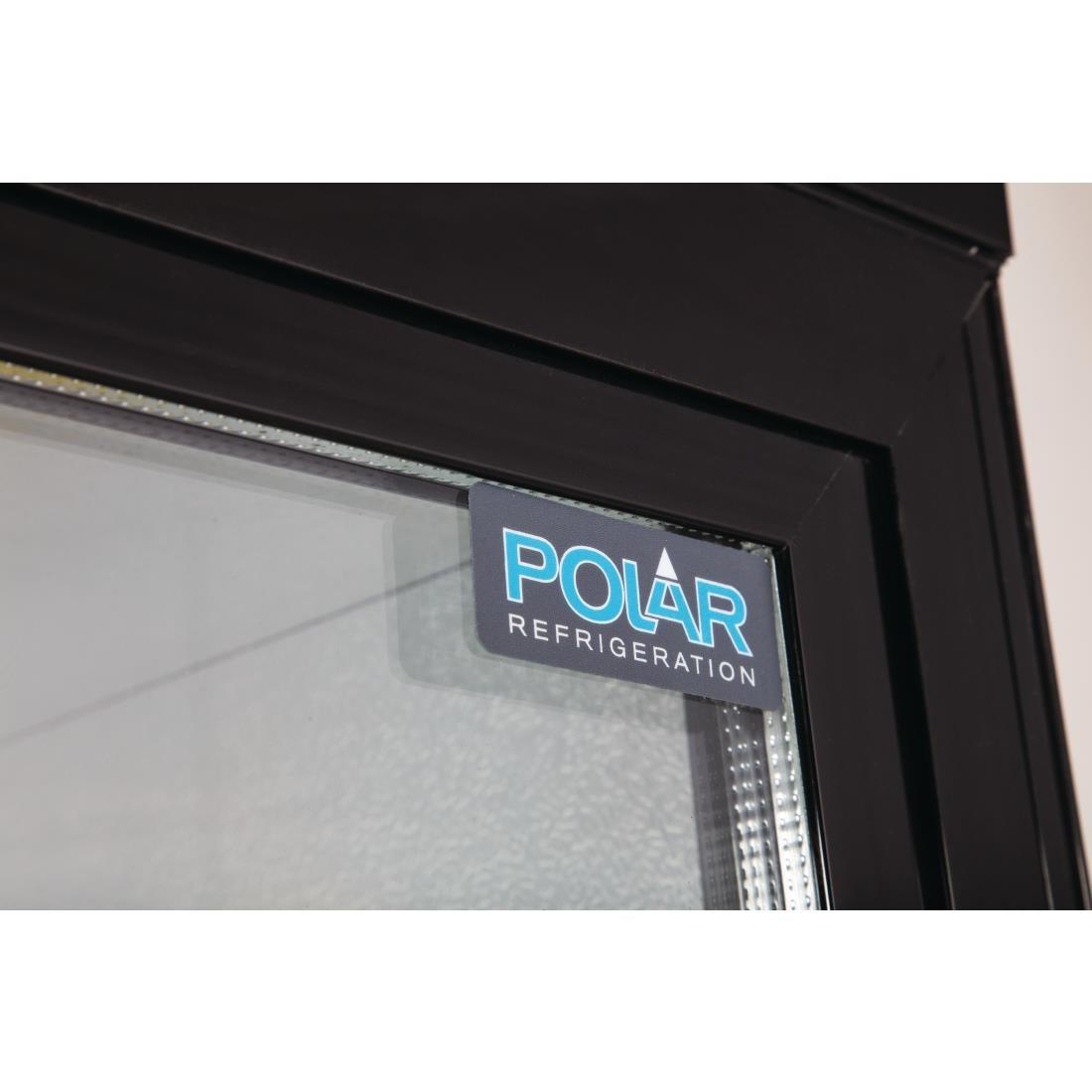 Polar GJ448-A Polar G-Series Upright Back Bar Cooler with Sliding Doors 490Ltr - HospoStore