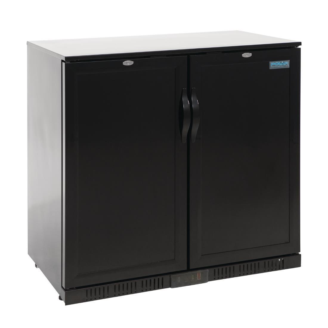 Polar G-Series Counter Back Bar Cooler with Solid Doors 208Ltr - HospoStore
