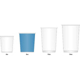 Fiesta Recyclable GP406 Fiesta Recyclable Hot Cup Single Wall Red 8oz (Sleeve 50) - HospoStore