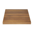 Bolero GR324 Bolero 48mm Table Top (600mm Square) Rustic Oak - HospoStore