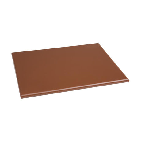 Hygiplas HC864 EDLP - Hygiplas High Density Chopping Board Small Brown - 229x305x12mm - HospoStore