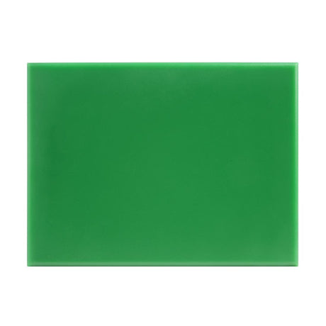 Hygiplas HC865 EDLP - Hygiplas High Density Chopping Board Small Green - 229x305x12mm - HospoStore