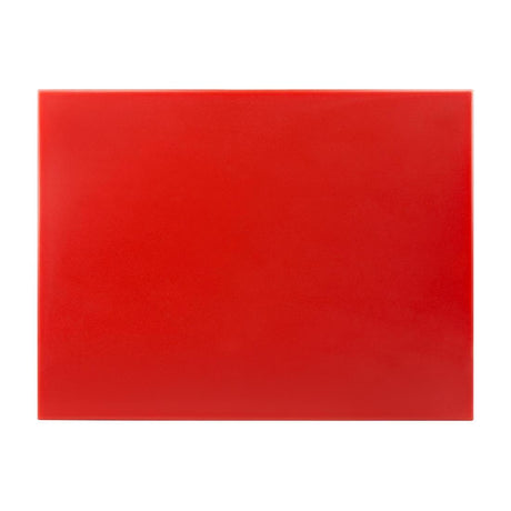 Hygiplas J011 EDLP - Hygiplas High Density Chopping Board Red 600x450x12mm 23 1/2x17 3/4x1/2" - HospoStore