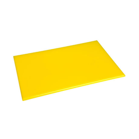 Hygiplas J020 EDLP - Hygiplas High Density Chopping Board Yellow - 450x300x12mm 17.75x12x0.5" - HospoStore
