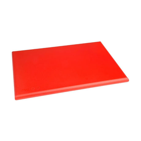 Hygiplas J034 Hygiplas Thick High Density Chopping Board - 450x300x20mm Red - HospoStore