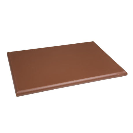 Hygiplas J035 Hygiplas Thick High Density Chopping Board - 450x300x20mm Brown - HospoStore