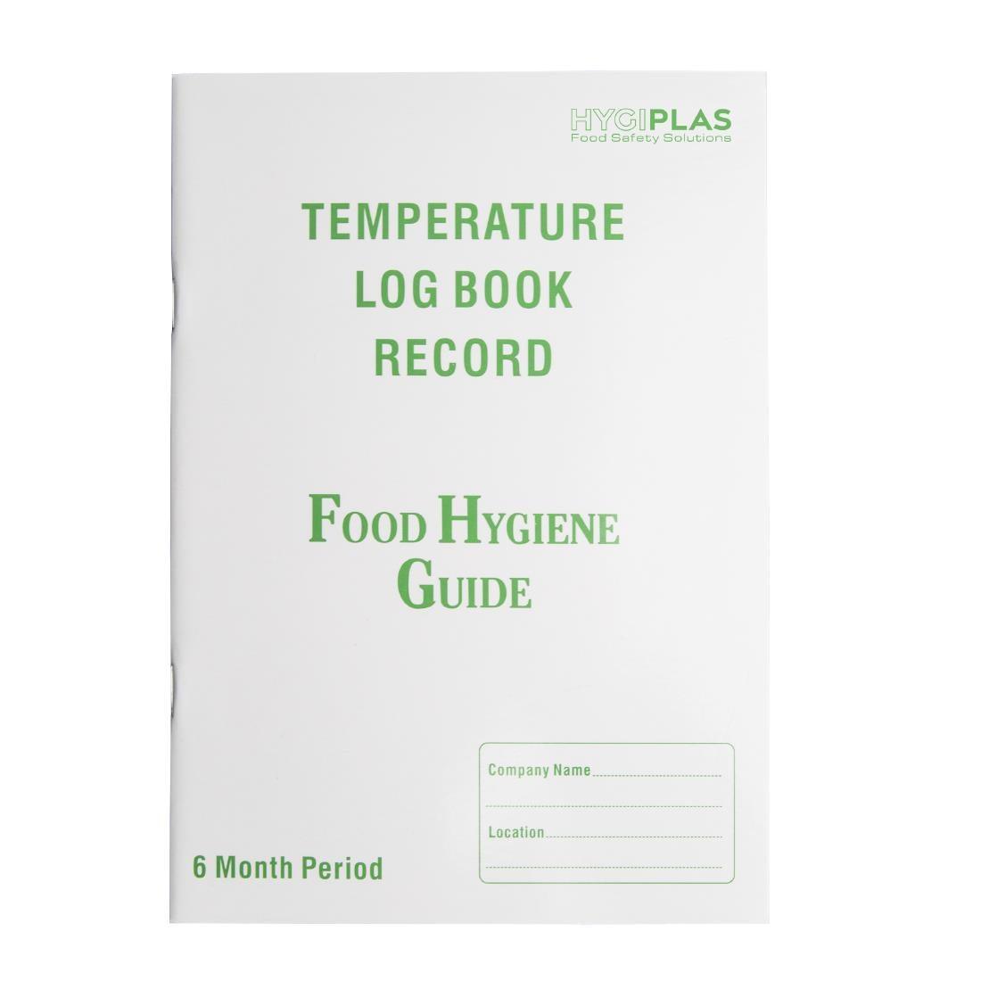 Hygiplas J201 Hygiplas Temperature Log Book - HospoStore