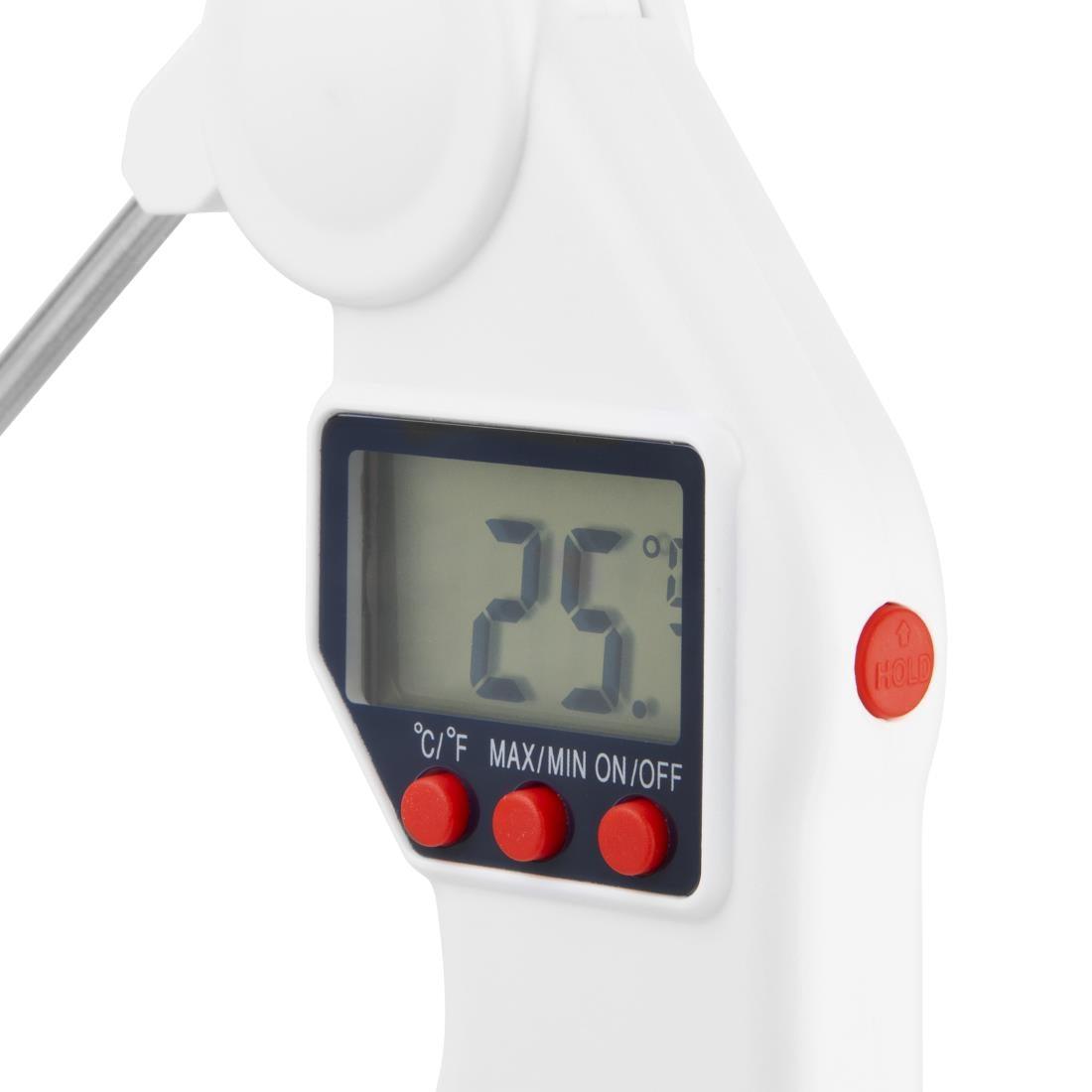 Hygiplas J242 EDLP - Hygiplas EasyTemp Probe Thermometer White - Bakery & Dairy - HospoStore