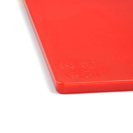 Hygiplas J255 EDLP - Hygiplas Low Density Chopping Board Red - 18x12x1/2" - HospoStore