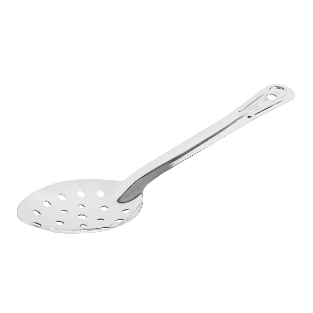 Vogue Perforated Serving Spoon 280mm - HospoStore