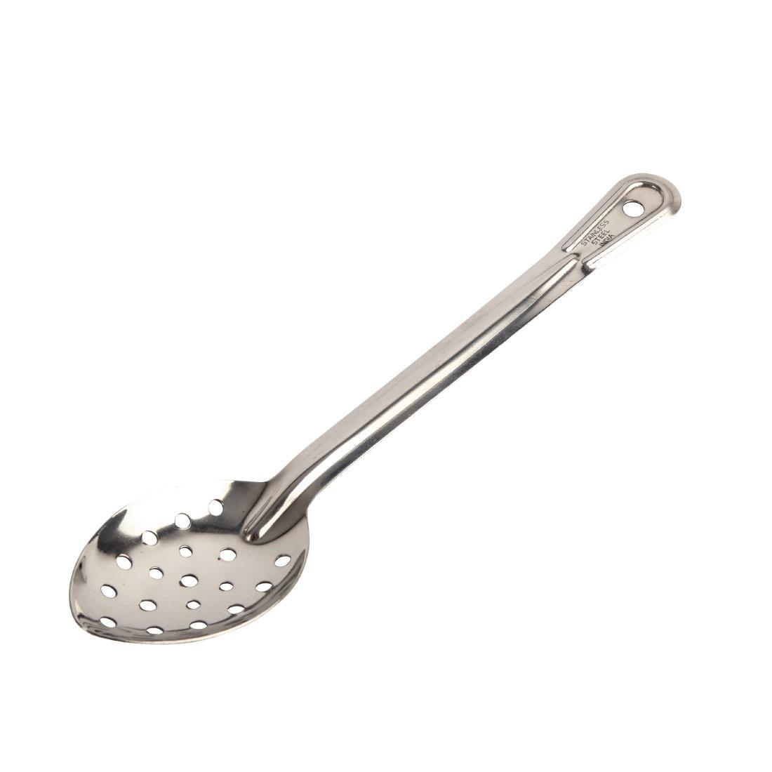 Vogue Perforated Serving Spoon 330mm - HospoStore