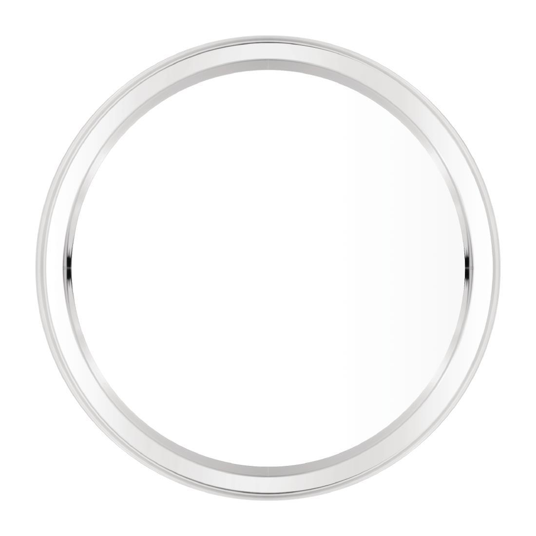 Olympia Stainless Steel Round Serving Tray 305mm - HospoStore