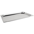 Vogue Stainless Steel 1/1 Gastronorm Tray 20mm - HospoStore