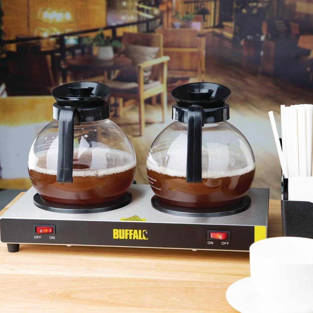 Apuro L413-A Apuro Twin Coffee Jug Hotplate - HospoStore
